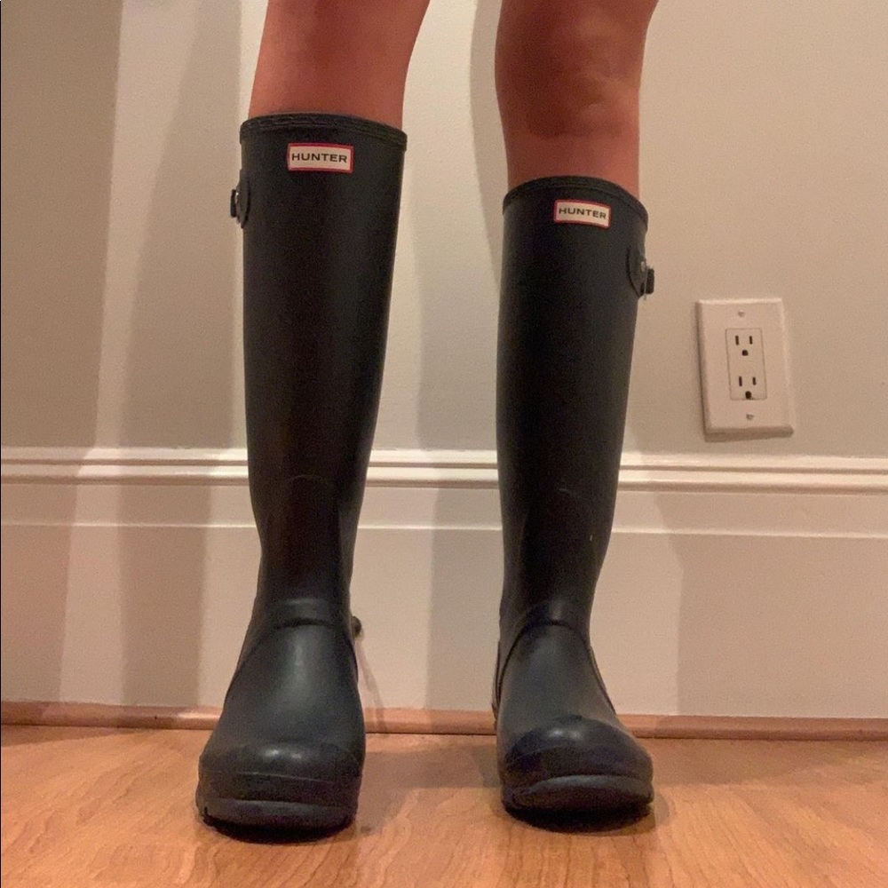 hunter boots - Navy Blue